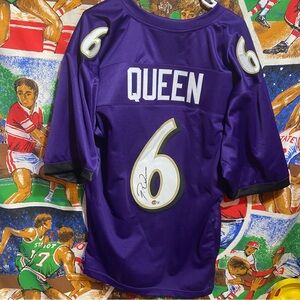 Baltimore Ravens Patrick Queen Autographed Football Jersey